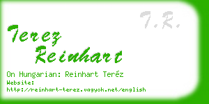 terez reinhart business card